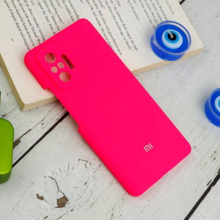 کاور سیلیکونی اورجینال محافظ لنز دار شیائومی Redmi Note 10 Pro